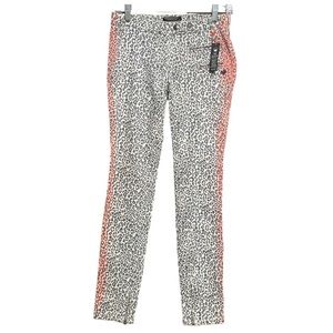 Maison Scotch Muti Dyed Leopard Print Ambre Jeans 25